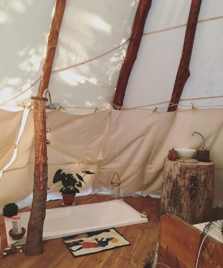 Tipi Lodge Dans La Foret Mimizan-Plage Buitenkant foto