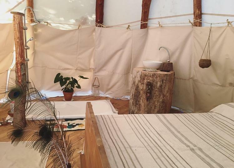 Tipi Lodge Dans La Foret Mimizan-Plage Buitenkant foto